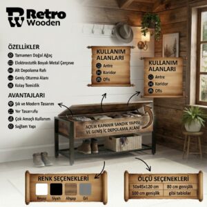 Ahşap ayakkabılık - Görsel 2