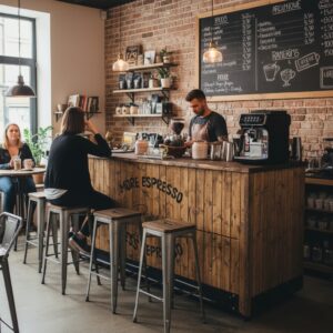 Ahşap köşe Bar Bankosu - Görsel 1