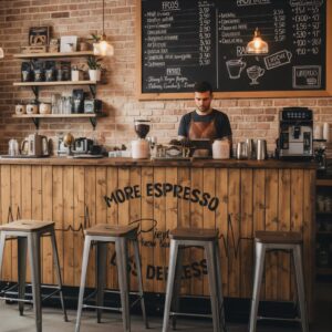 Ahşap köşe Bar Bankosu - Görsel 3