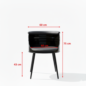 Endüstriyel Tasarım Metal Varil Berjer Balkon Koltuğu - Görsel 2