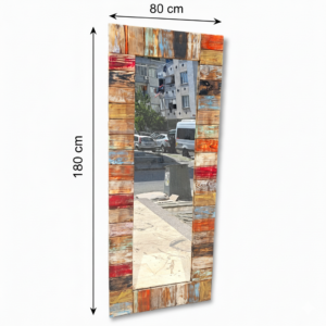 Rustik boy aynası - Görsel 3