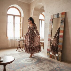 Rustik boy aynası - Görsel 4