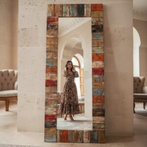 Rustik boy aynası - Görsel 5