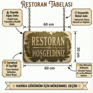 Restoran tabelası - Görsel 2