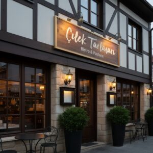 Doğal Ağaç El Yapımı Tabela - Görsel 3