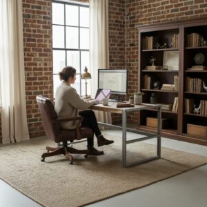 Kayın çalışma masası - Görsel 6