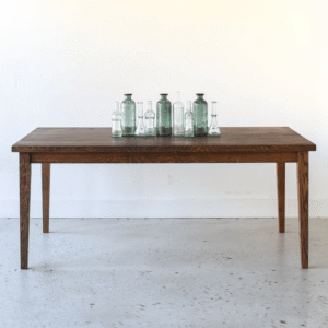 Masif ahşap retro masa - Görsel 1