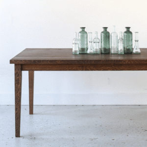 Masif ahşap retro masa - Görsel 6