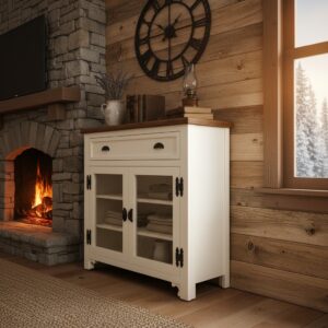 Masif doğal ağaç konsol - Görsel 4