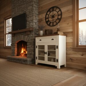 Masif doğal ağaç konsol - Görsel 5