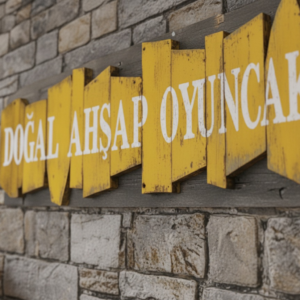 El Yapımı Rustik Ahşap Tabela- Mekanınıza Karakter Katan Duvar Sanatı - Görsel 6