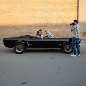 Fiber Ford Mustang Dekoratif Araç- Orijinal Boyutlarda Efsanevi Tasarım - Görsel 5