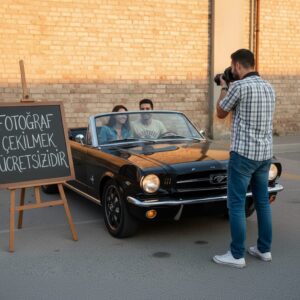 Fiber Ford Mustang Dekoratif Araç- Orijinal Boyutlarda Efsanevi Tasarım - Görsel 1