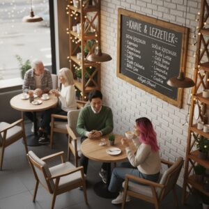 Masif Ahşap Çerçeveli Dekoratif Kara Tahta Pano - Cafe, Restoran ve Mutfak Duvar Yazı Tahtası - Görsel 5