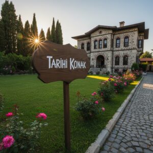 Saplamalı Ahşap Bahçe Tabelası - Görsel 3